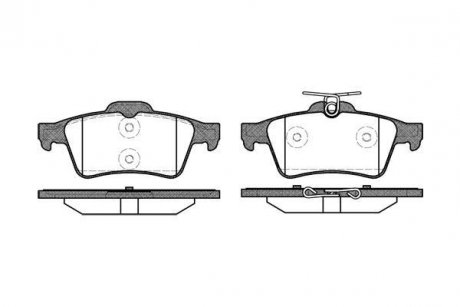 Колодки тормозные WOKING P9423.20