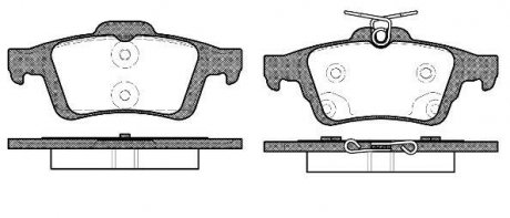 Колодки тормозные WOKING P9423.70