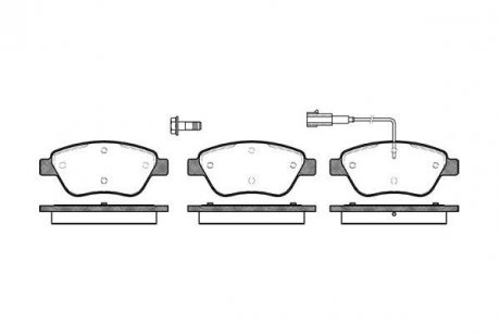 Колодки тормозные WOKING P9583.01