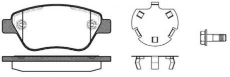 Гальмівні колодки WOKING P9583.30