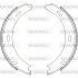 Колодки тормозные бараб. задн. (Remsa) MB A-class (W169) 1.5i 1.7i (04-12) (Z4093.01) WOKING Z409301 (фото 1)