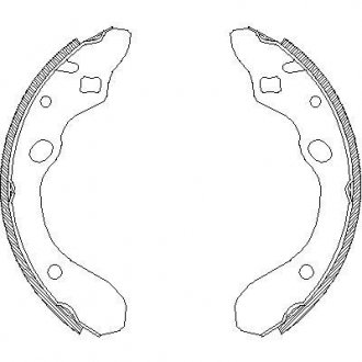 Колодки тормозные WOKING Z4147.00