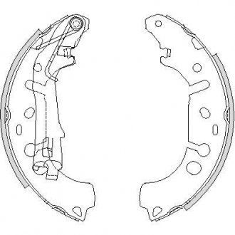 Колодки тормозные WOKING Z4192.00