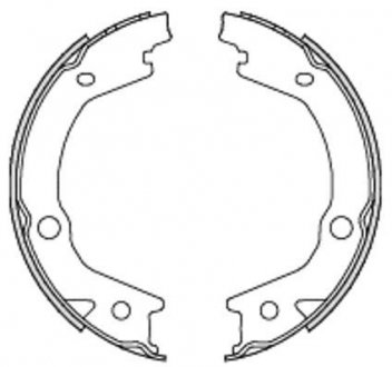 Гальмівні колодки WOKING Z4697.00