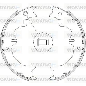Колодки тормозные WOKING Z4727.00