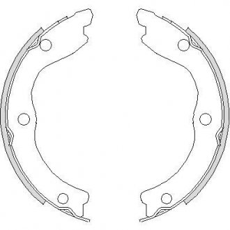 Гальмівні колодки WOKING Z4736.00