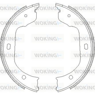 Колодки тормозные WOKING Z4740.00