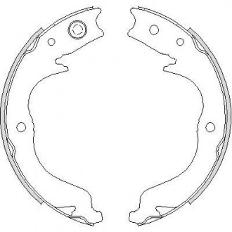 Колодки тормозные WOKING Z4748.00