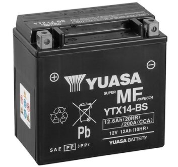 Акумулятор YUASA YTX14BS