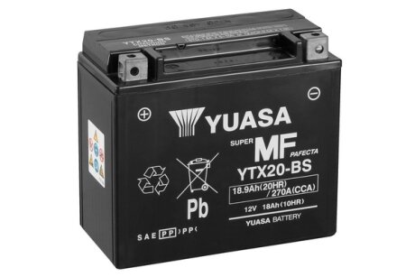 Акумулятор YUASA YTX20BS