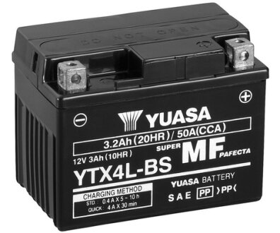 Акумулятор YUASA YTX4LBS