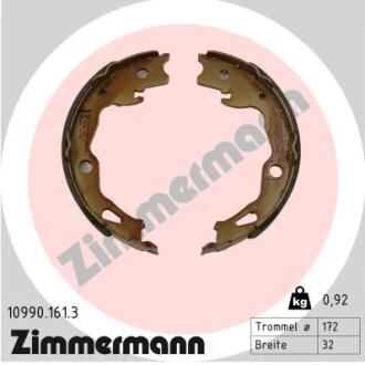 Колодки гальмівні барабанні ZIMMERMANN 109901613