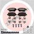Комплект тормозных колодок ZIMMERMANN 23417.150.1 (фото 1)