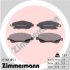 Колодки тормозные дисковые ZIMMERMANN 23768.185.1 (фото 1)