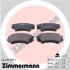 Колодки тормозные дисковые, к-кт ZIMMERMANN 244121901 (фото 1)