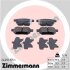 Колодки тормозные дисковые, к-кт ZIMMERMANN 246101551 (фото 1)