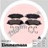 Колодки тормозные дисковые, к-кт ZIMMERMANN 250221852 (фото 1)