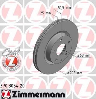 Диск гальмівний ZIMMERMANN 370.3054.20