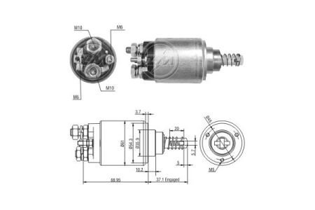 Втягуюче реле стартера ZM ZM1639