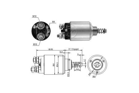 Втягивающее реле ZM ZM2639