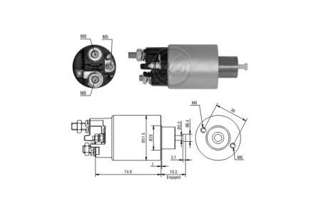 Втягуюче реле стартера ZM ZM2993