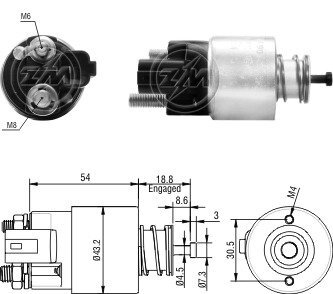 Втягуюче реле ZM ZM391