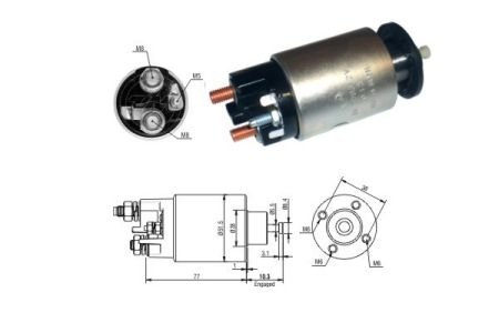 Втягивающее реле стартера ZM ZM3993