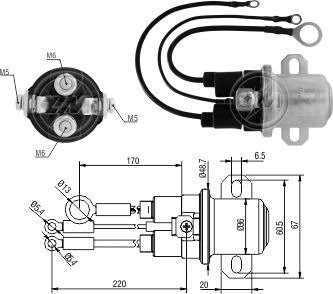 Вспомогательное реле стартера ZM ZM5408