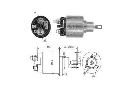 Втягуюче реле стартера ZM ZM573