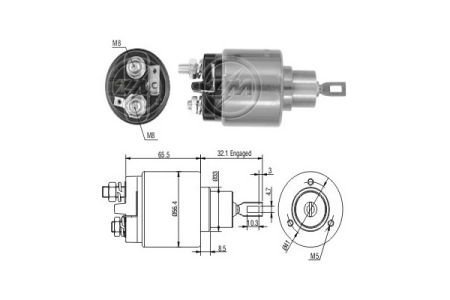 Втягивающее реле ZM ZM575