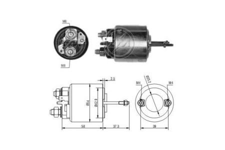 Втягивающее реле стартера ZM ZM597